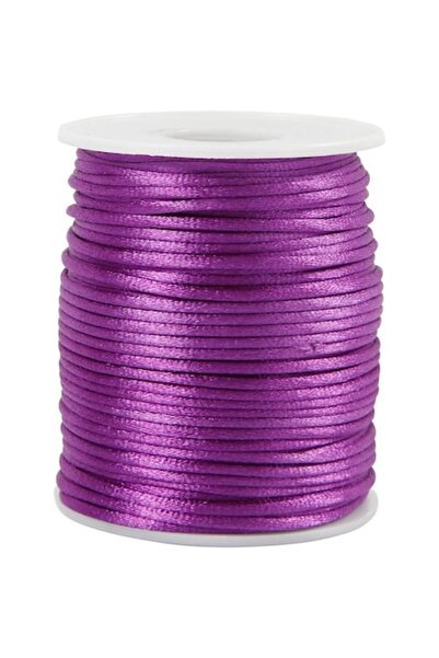 Creativ Deco Plus Snur satinat mov, 2mm, rola de 91m