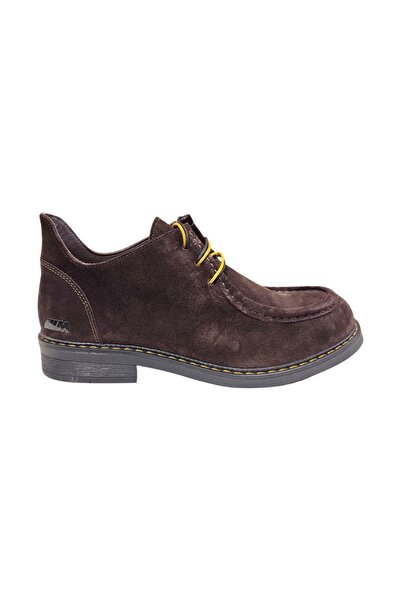 Msport 267334 Brown Leather Suede Oxford Shoes