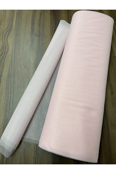 Hobigram Light Powder Hayal Tulle 100X300 cm | Engagement, Henna, Wedding, Bundle, Door and Party Decoration Fabric 5 Meters