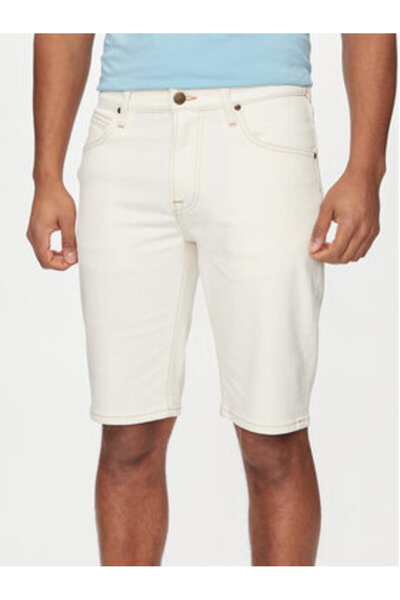 Lee Ανδρικό τζιν σορτς 112349236 Εκρού