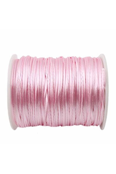 Creativ Deco Plus Rolă de șnur satinat, 2 mm, roz, 91 m