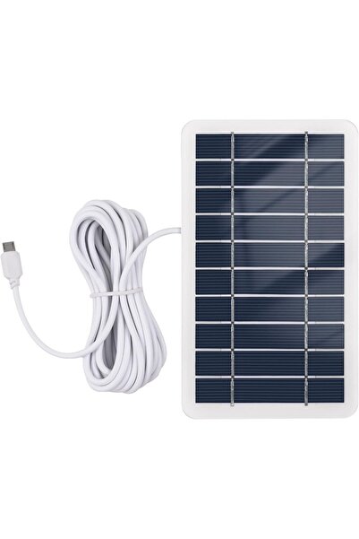 DDF Airofami Portable Solar Charger 2W 5V Waterproof for Camping with Micro USB Plug for Phones, Small F