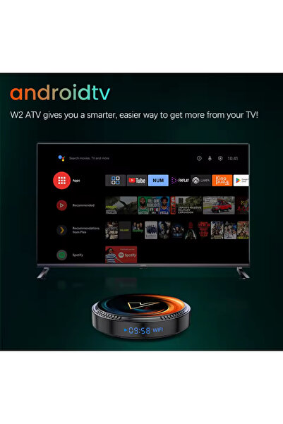 ATV TV kutusu Android 11 Google ses uzaktan Akıllı TV kutusu