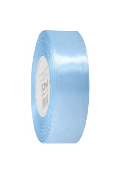 OEM Panglică dublă de satin, lățime 20 mm, lungime 20 m, albastru deschis