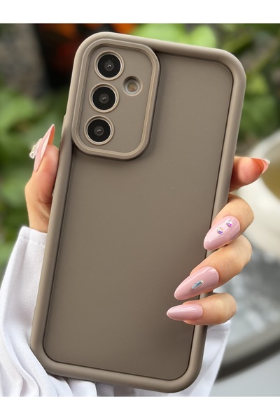 Go Aksesuar Galaxy A15 Uyumlu Mat Lansman Parmak İzi Bırakmaz Esnek Silikon K...