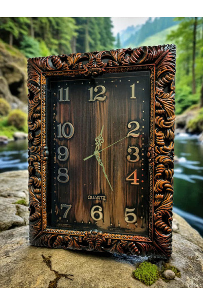 OEM Brown vintage wall clock 48 cm