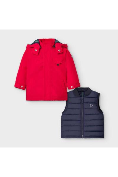 MAYORAL Baby jacket with removable vest