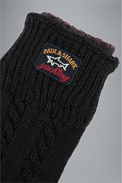 PAUL&SHARK Cable-Knit Gloves C.W. Wool