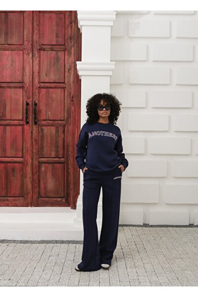 OUZ Cotton 3 Thread Tracksuit Set with'Another' Embroidery