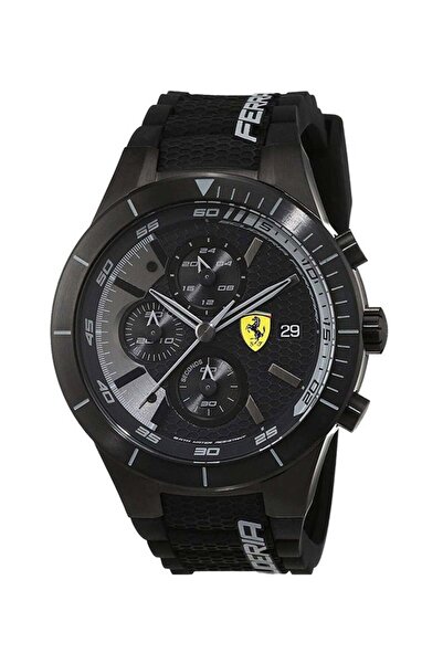 Scuderia Ferrari men Rubber Chronograph Watch 830262