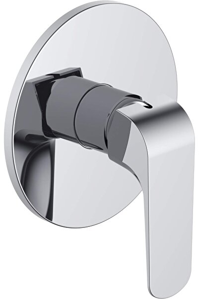 HESANIT خلاط دش مخفي من Elite، صمام حمام مثبت على الحائط من النحاس الصلب، لمسة نهائية متينة من الكروم