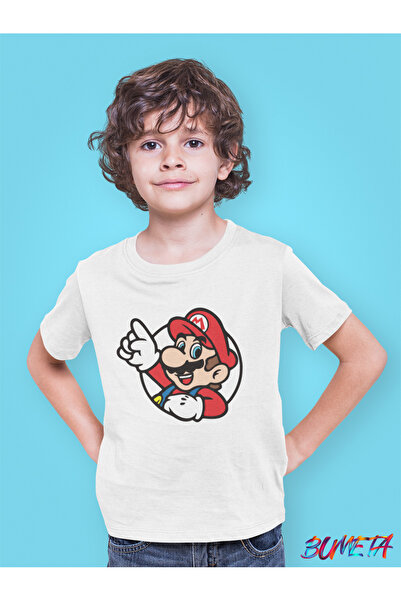 Bumeta تي شيرت سوبر ماريو أتاري للأطفال