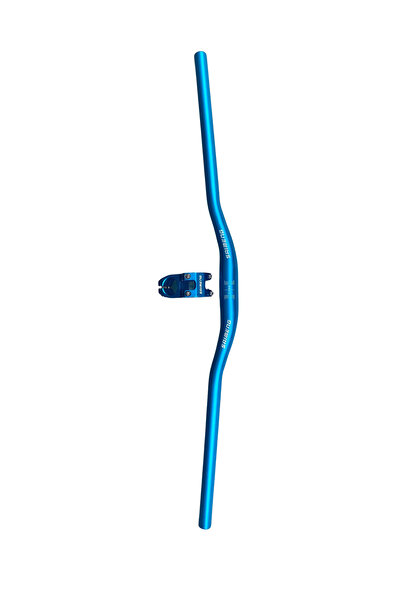 SAIMENG Bisiklet Gidon Kalin Model Gidon Ve Boğaz Takim 31.8 Oversize 780 MM Uzunluk Mavi Renk