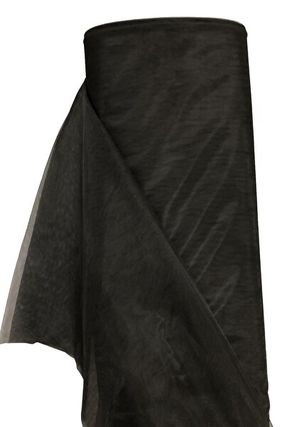 Hobigram Black Dream Tulle 100X300 cm | Engagement, Henna, Wedding, Bundle, Door and Party Decoration Fabric 5 Meters