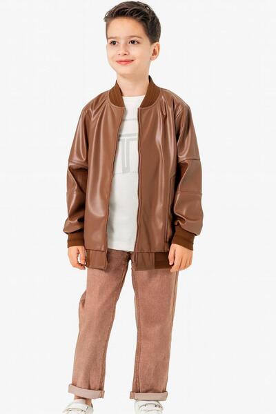 VAJESTO Îmbrăcăminte pentru copii maro pentru băieți Pantaloni lungi aspect d...