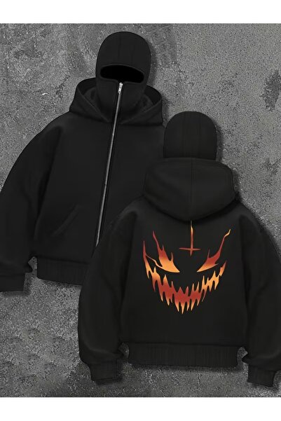 ship master Hanorac unisex Ninja cu mască de zăpadă Cardigan din lână groasă ...