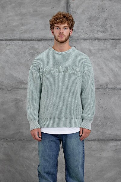 NOMARC Зелений Nmrc В'язаний Oversize Трикотаж