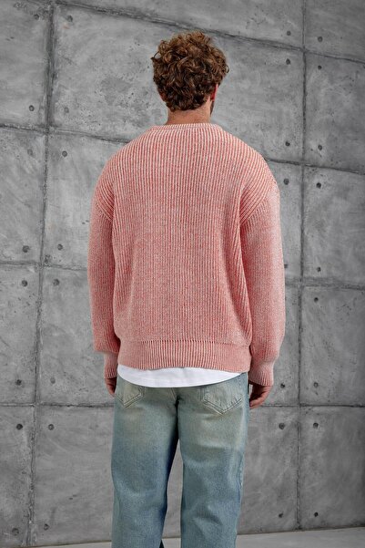 NOMARC Orange Nmrc Knitted Oversized Sweater