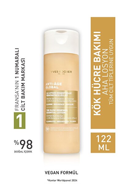 Yves Rocher Yaşlanma Karşıtı Cildi Yenileyici, Dolgunlaştırır ve Nemlendirici Bitkisel Kök Bakımı Losyon 122 ml