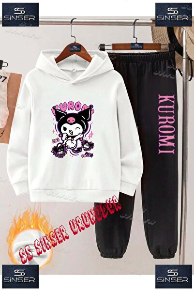 SS SİNSER Set de trening cu hanorac imprimat pentru copii, unisex, cu imprime...