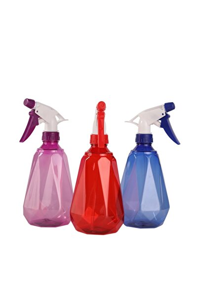 Lawazim Spray Bottle Set 3 Piece 500ml with Adjustable Nozzle and Leak Proof Design