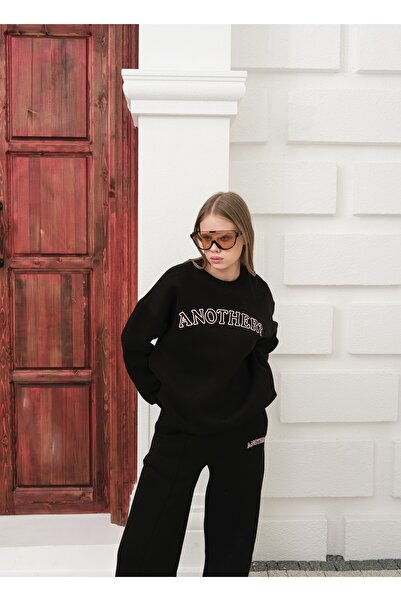 OUZ Cotton 3 Thread Tracksuit Set with'Another' Embroidery