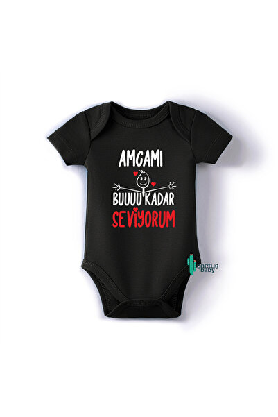 CACTUS COLLECTION Amca Hala Abi̇ Abla Teyze Baba Written on It Baby Bodysuit ...
