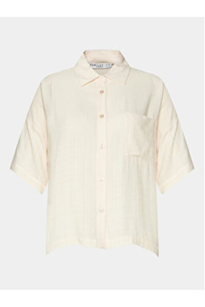 Femilet Γυναικείο Πιτζάμα T-shirt FNAGJ5 Εκρού