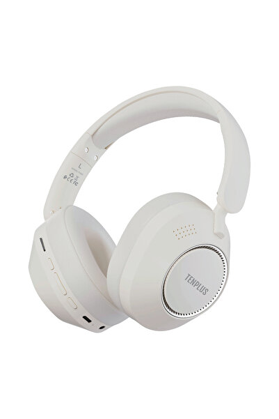 TENPLUS سماعة رأس بلوتوث TEN PLUS لاسلكية – أسود، صوت عالي الجودة وبطارية تدوم طويلاً