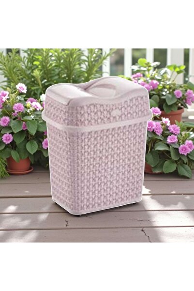 ÇEÇEN HOME سلة مهملات للحمام - سلة مهملات دوامية سعة 10 لتر - سلة مهملات متوسطة الحجم