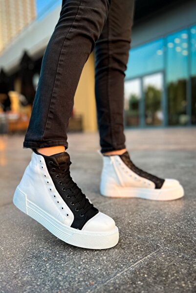 Zapatos Ch167 Blazer Men's Sports Casual Lace-Up and Zippered Leather Boots C...