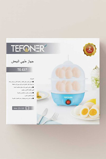 TEFONER جهاز طهي البيض هو غلاية بيض كهربائية بالبخار بقدرة 350 واط