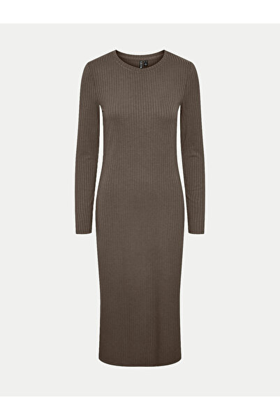 PIECES Γυναικείο Φόρεμα Casual 17126214 Καφέ