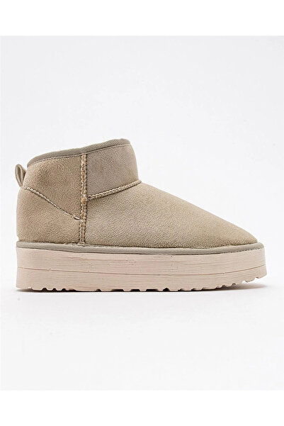 Ay Ayakkabım Ay201 Women's Beige (36-40) Mini Boots