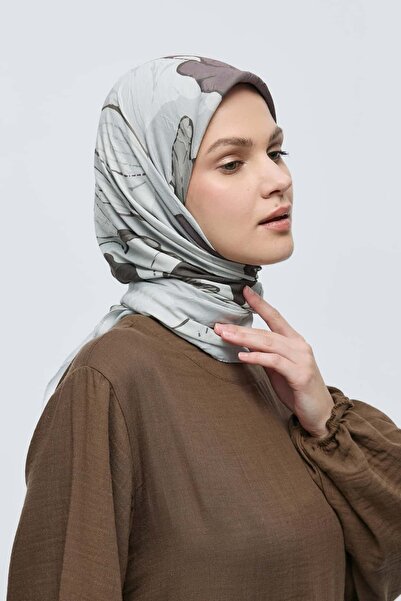 Modakaşmir Eșarfă din bambus cu model bujor