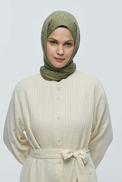 Modakaşmir Silky Jacquard Series Maze Pattern Shawl