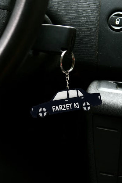 Flipped Farzetki Hawk Figured Keychain - Special Gift for Car Enthusiasts