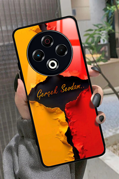 TECNO Spark 30 Uyumlu Gerçek Sevdam Yazılı Glossy Premium Kılıf