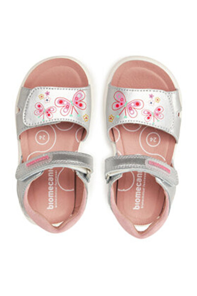 BIOMECANICS σανδάλια για κορίτσια 252231 ασημί