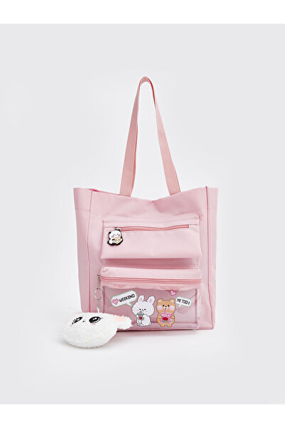 LC Waikiki Rmz Gi̇yi̇m Farkiyla Printed Girls' Shoulder Bag