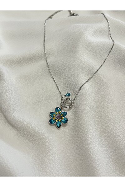 Çelik Lucky Store İdyllia Çiçek Kolye
