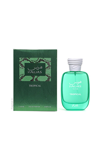 Rasasi عطر هوس تروبيكال للرجال من رصاصي100مل