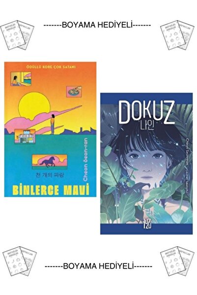 Timaş Yayınları Boyamalı Binlerce Mavi - Dokuz Yuzu Kitap Kore Tarzı Manga Ch...