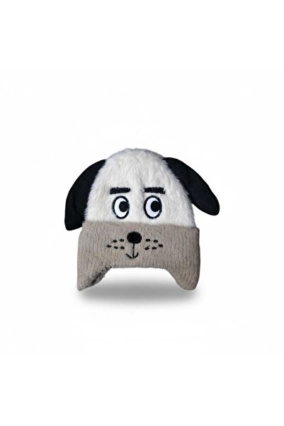 Aware Time 1-3 Yaş Çocuk&bebek Peluş Figürlü Kışlık Bere