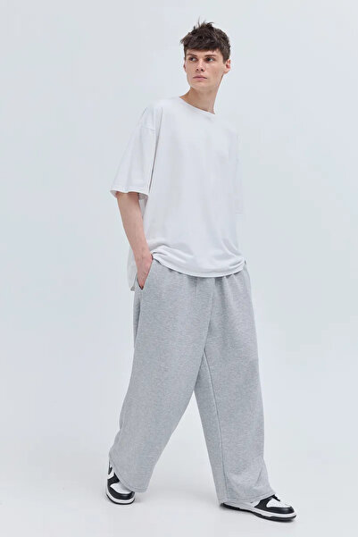 vladivosto Adjustable Oversized Baggy Pants with Elasticated Cuffs Large Size Black Gray Anthracite