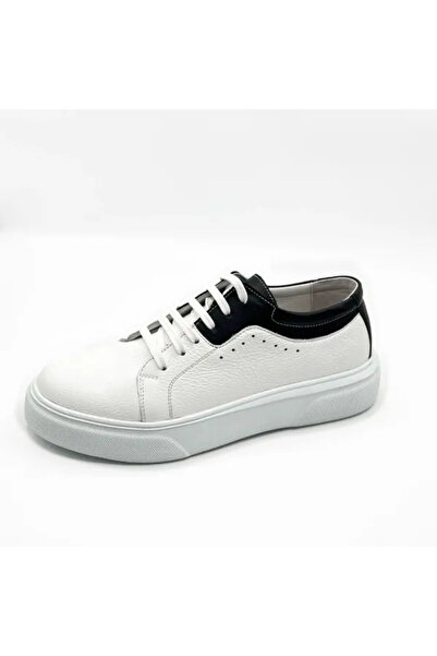 Piello Pantofi sport cu inserții Piele întoarsă, Alb