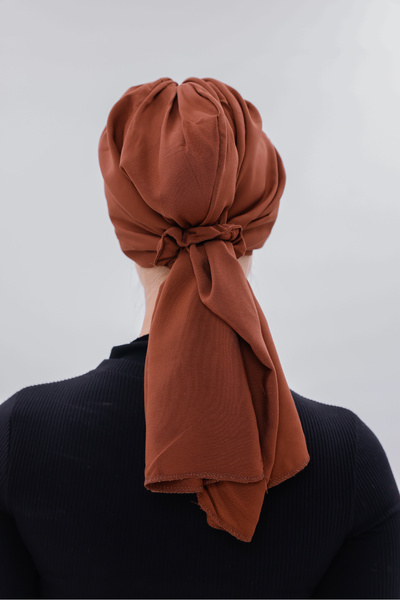 MAG FASHİON Patterned Buckle Bonnet Hijab Bonnet Daily Use Bonnet Shawl Scarf