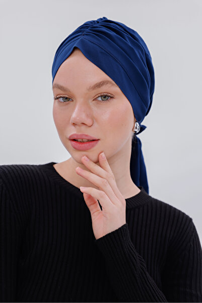 MAG FASHİON Patterned Buckle Bonnet Hijab Bonnet Daily Use Bonnet Shawl Scarf