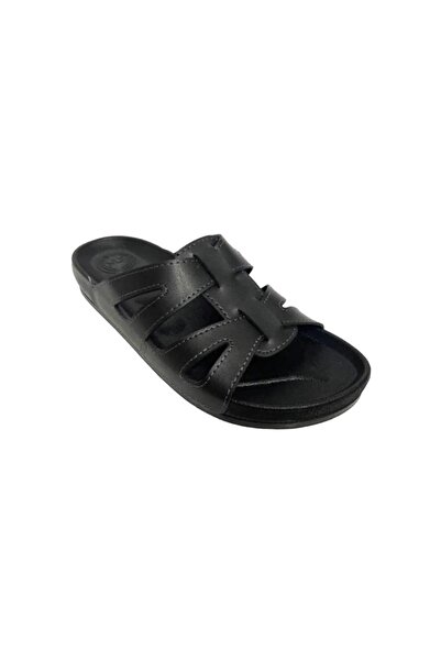 MULEX Anatomical Sole Comfortable Trendy Women's Slippers Black