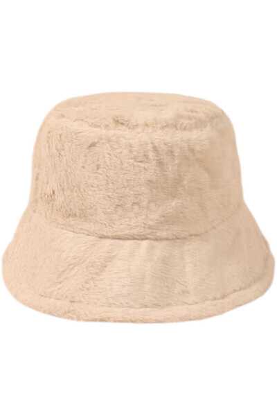 Trenderrs Women's Adjustable Plush Bucket Hat